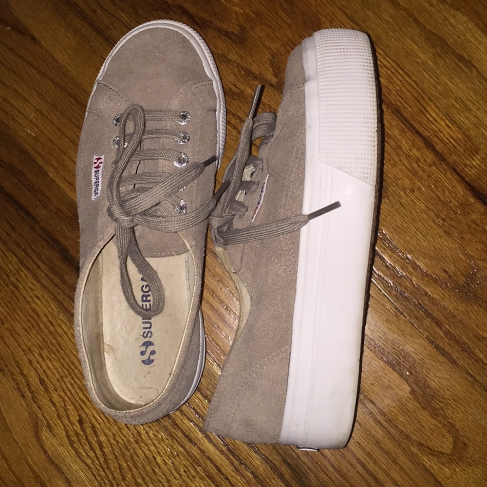 Platform Suede Superga Shoes
